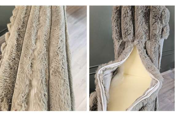 Диван модульный бескаркасный 4627, серый