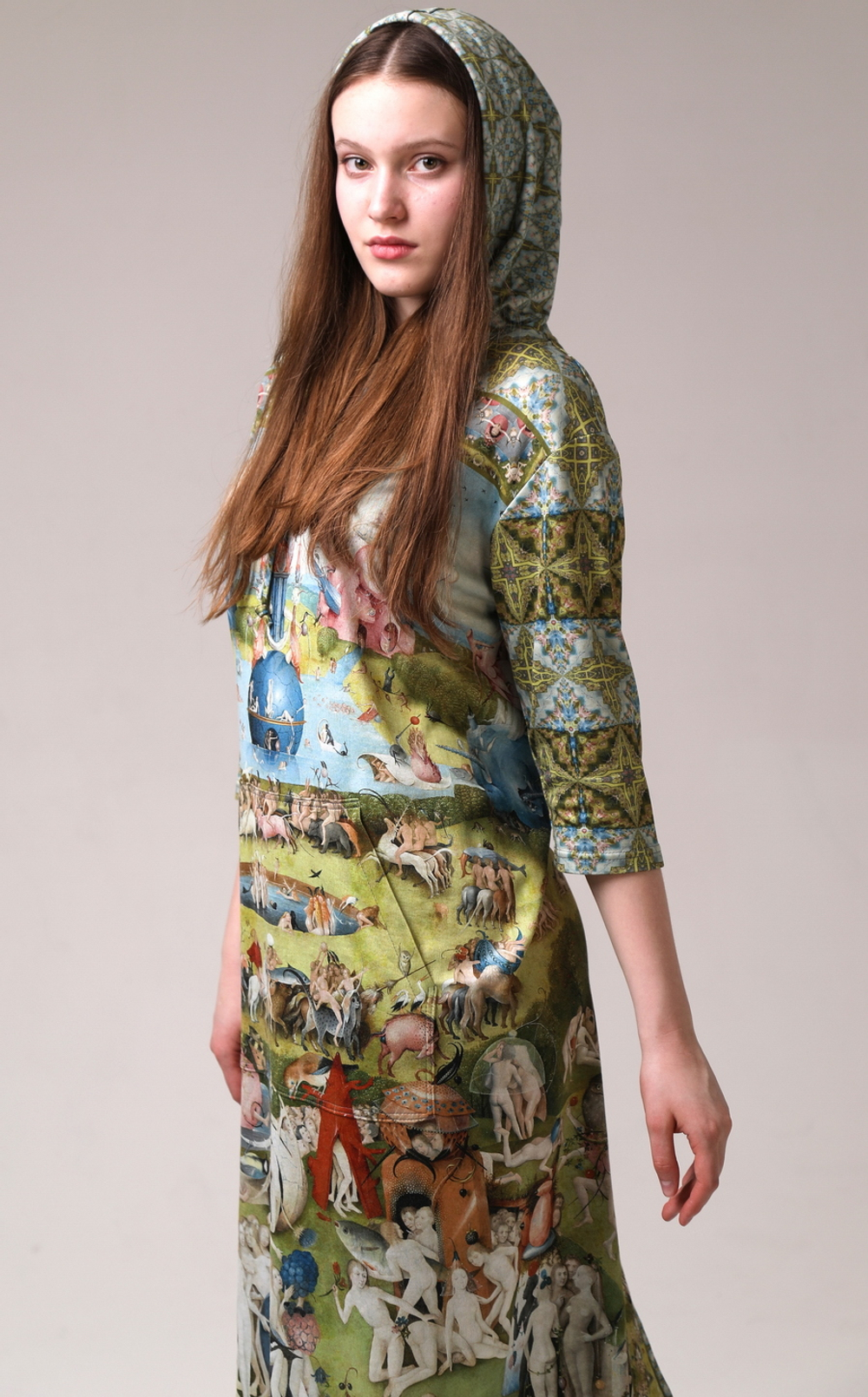 Платье "Сад земных наслаждений", по мотивам триптиха Иеронима Босха