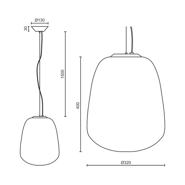 Подвесной светодиодный светильник Ledron 8718/A-WHITE