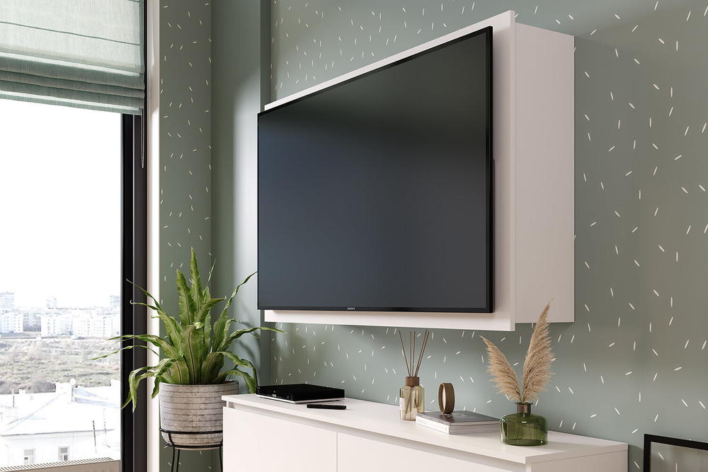 Шкаф навесной под ТВ Эко ШКН-06