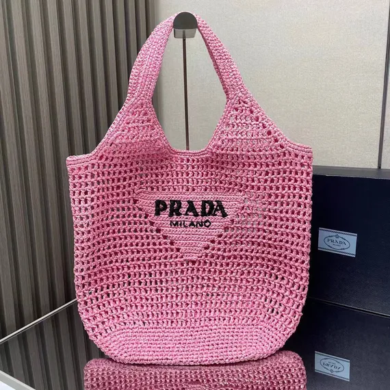Женская сумка-тоут PRADA RAFFIA