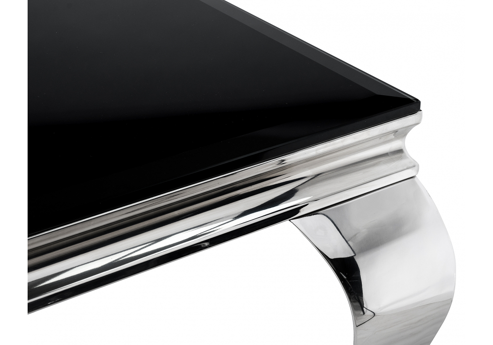 Стол стеклянный Woodville Sondal 160 см черный