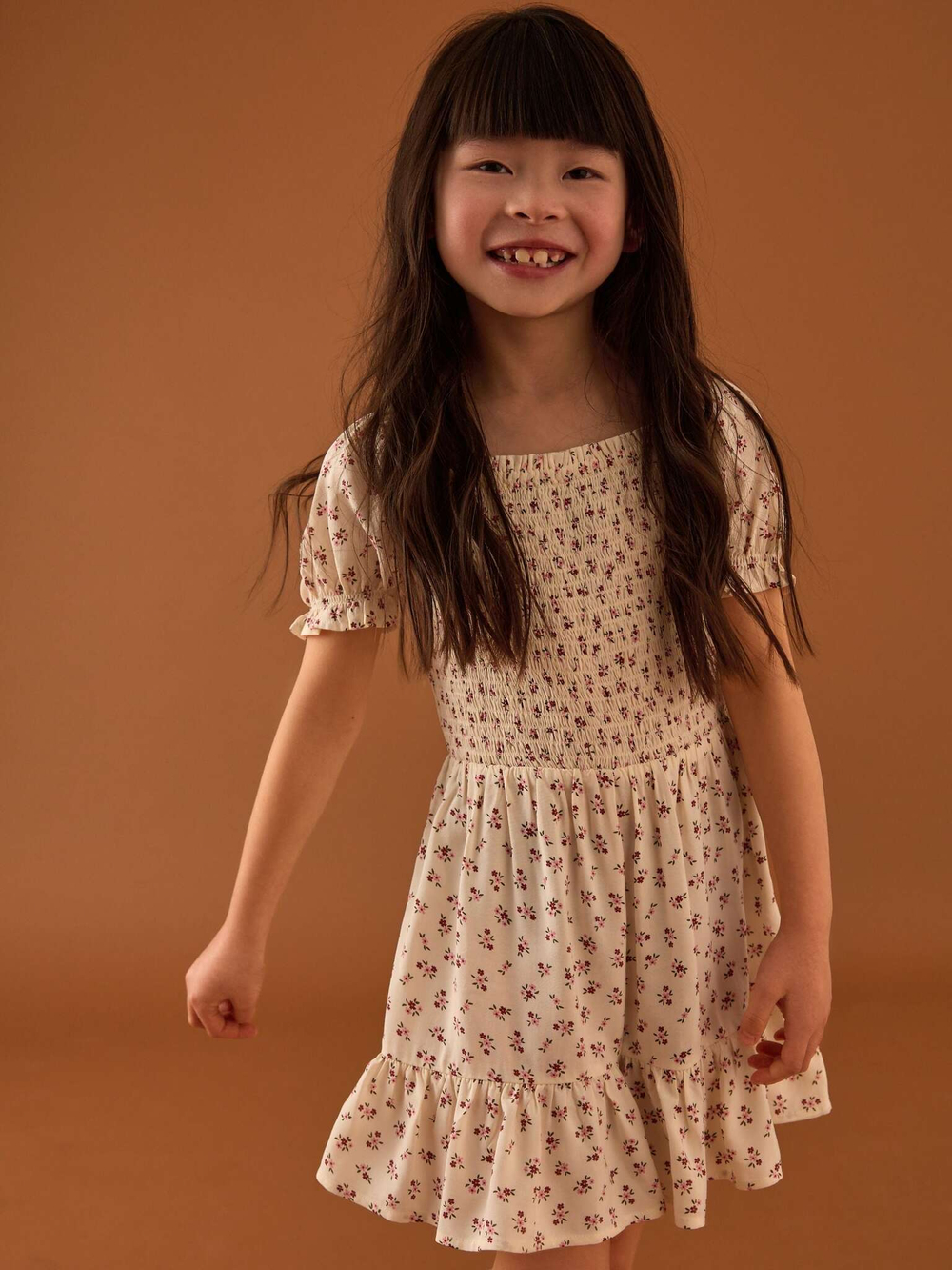 Платье для девочки Next AJ9-730, Кремовый