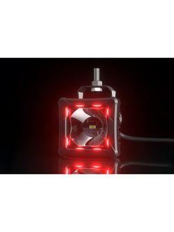 Светодиодные фары дальнего света AURORA 76x76 мм 30W с RGB подсветкой