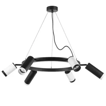 Люстра подвесная 6*GU10 LR01687336376 черный/белый Rullo Lightstar