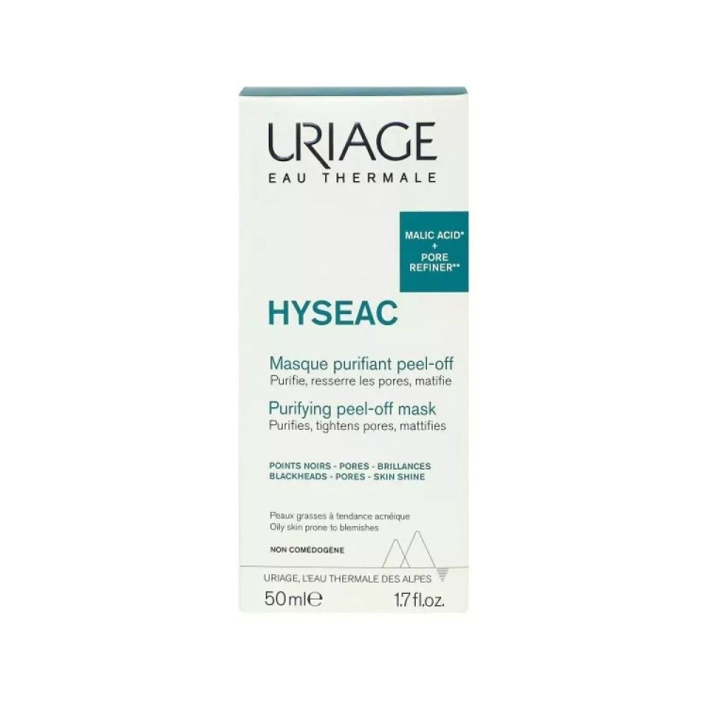 Uriage Hyseac Purifying Peel-Off Mask Очищающая маска-пленка, 50 мл