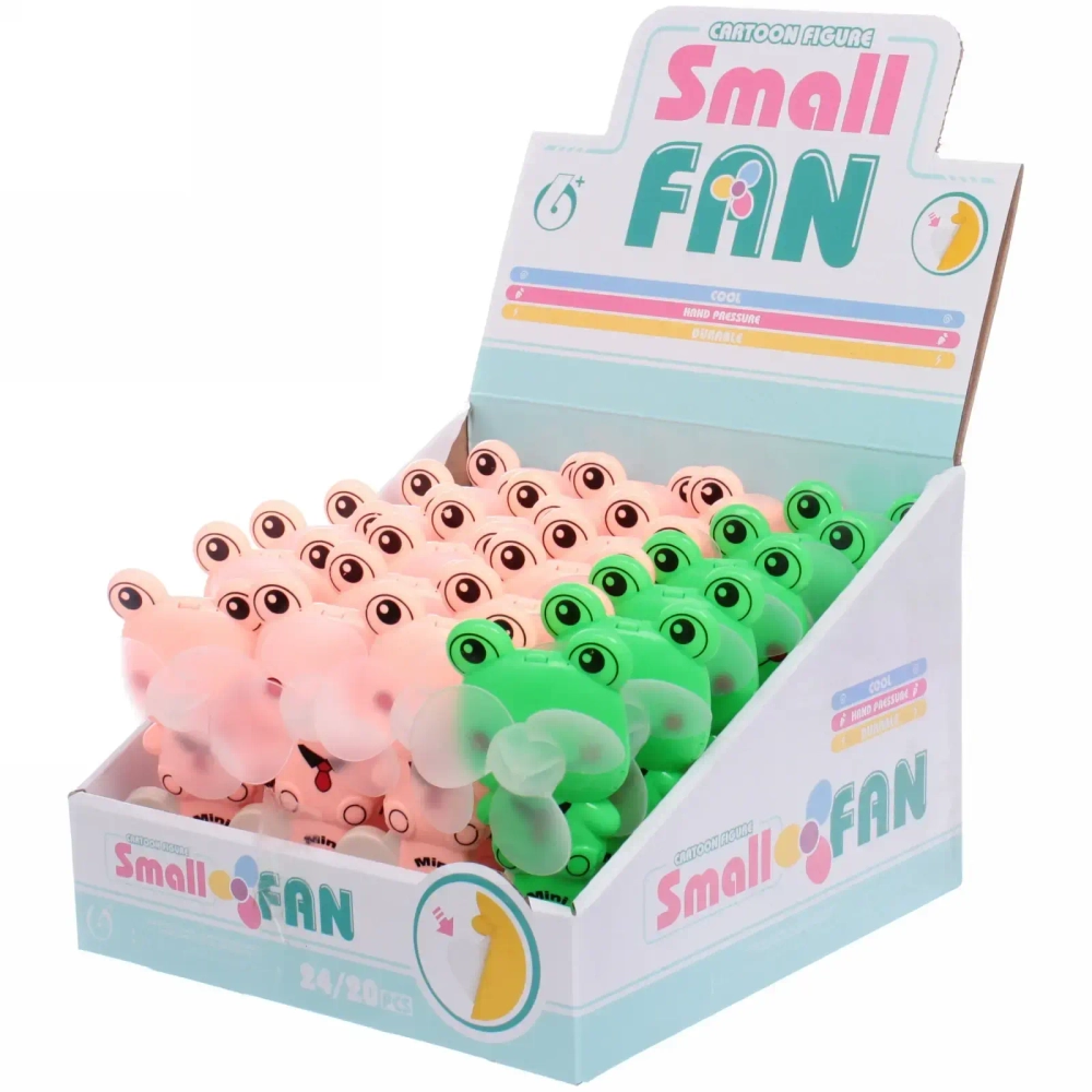 Вентилятор «Смешной лягушонок» 6,5*13,5 см, микс