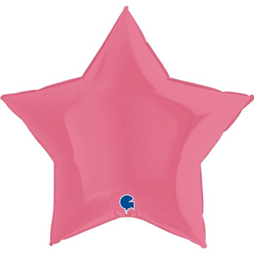 Фольгированная фигура, звезда, 36"/91СМ Пастель Bubble Gum