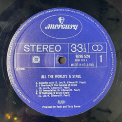 Винтажная виниловая пластинка LP Rush All The World A Stage (Holland 1976)