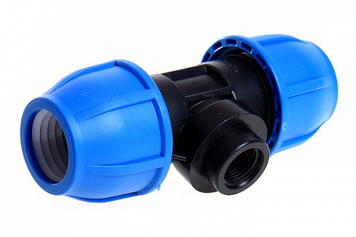 Тройник ПНД ПЭ ВР 32х3/4х32 (8/96)