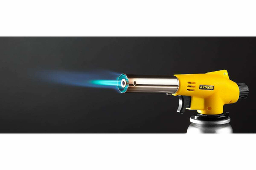Газовая горелка STAYER MaxTerm на баллон, с пьезоподжигом, 1300С 55584