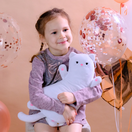 Купить Мягкая игрушка подушка "Кошечка Молли" 47см