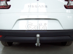 Фаркоп оцинкованный Galia R074A для Renault Megane II 2003-2008 (classic) седан/универсал, Megane III универсал 2008-(паспорт и сертификат в комплекте)(без электрики)