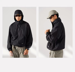 Куртка Nothomme Geometric Structure Hidden Hood Jacket