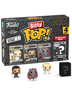 Фигурка Funko Bitty POP! Game of Thrones Daenerys+Khal Drogo+Drogon+Mystery (1 of 4) 4PK 83648