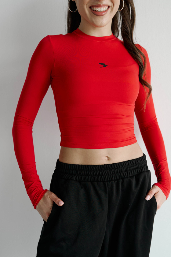 ЛОНГСЛИВ ROCK (красный)