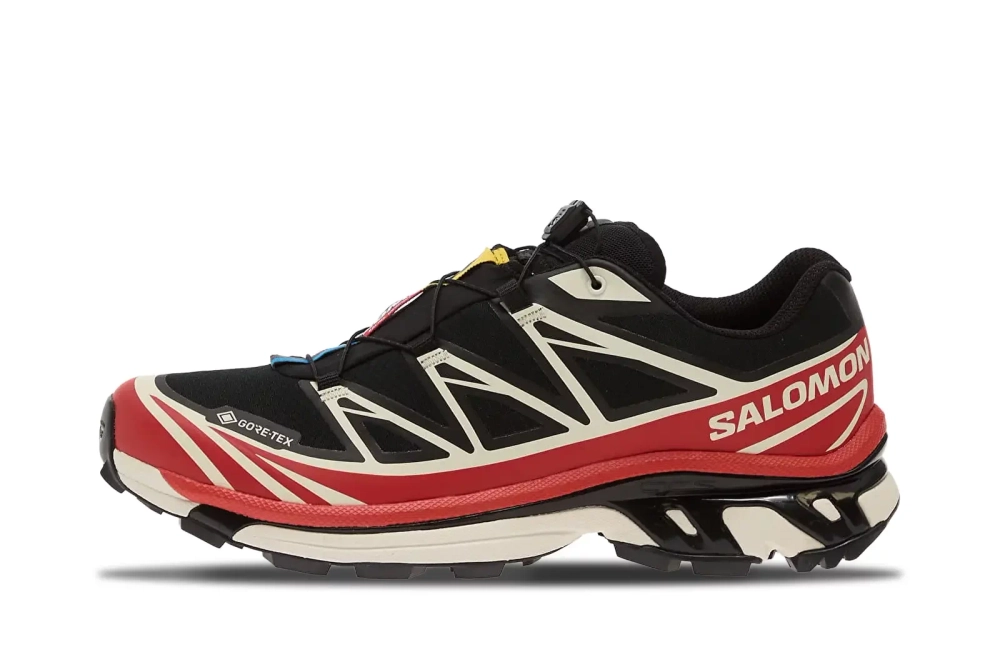 Salomon XT-6 GTX "Black Flame Scarlet"