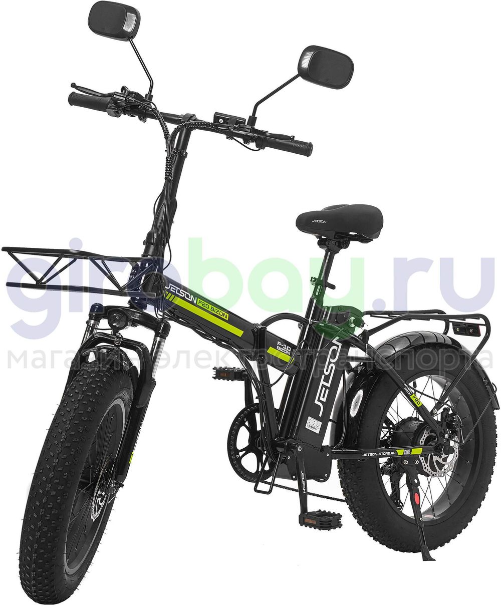 Электровелосипед Jetson F20 BIZON MAX (48V/25Ah) - Чёрный фото №6