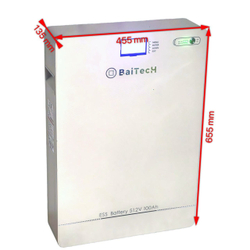 Аккумулятор 5 кВт LiFePo4 51.2В 100А вертикальный