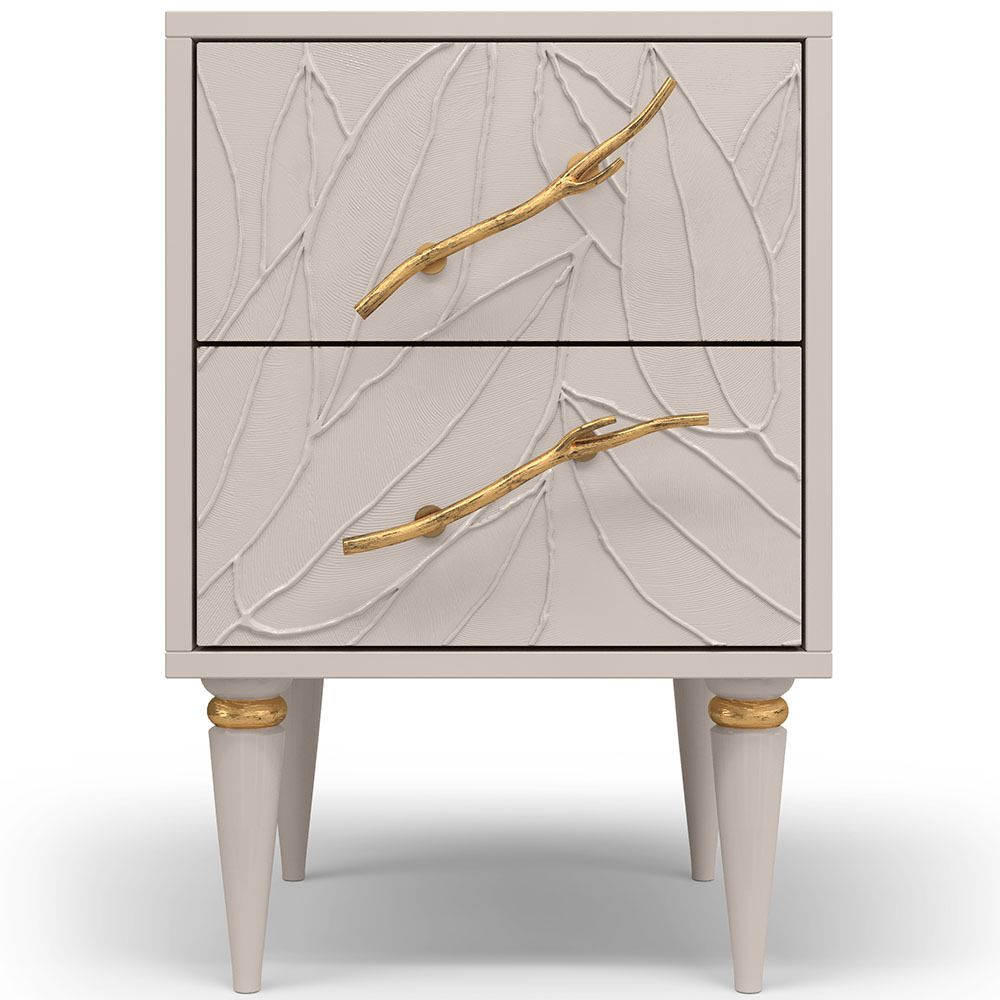 Тумба Арт Колор leaves Классик Голд Серый агат