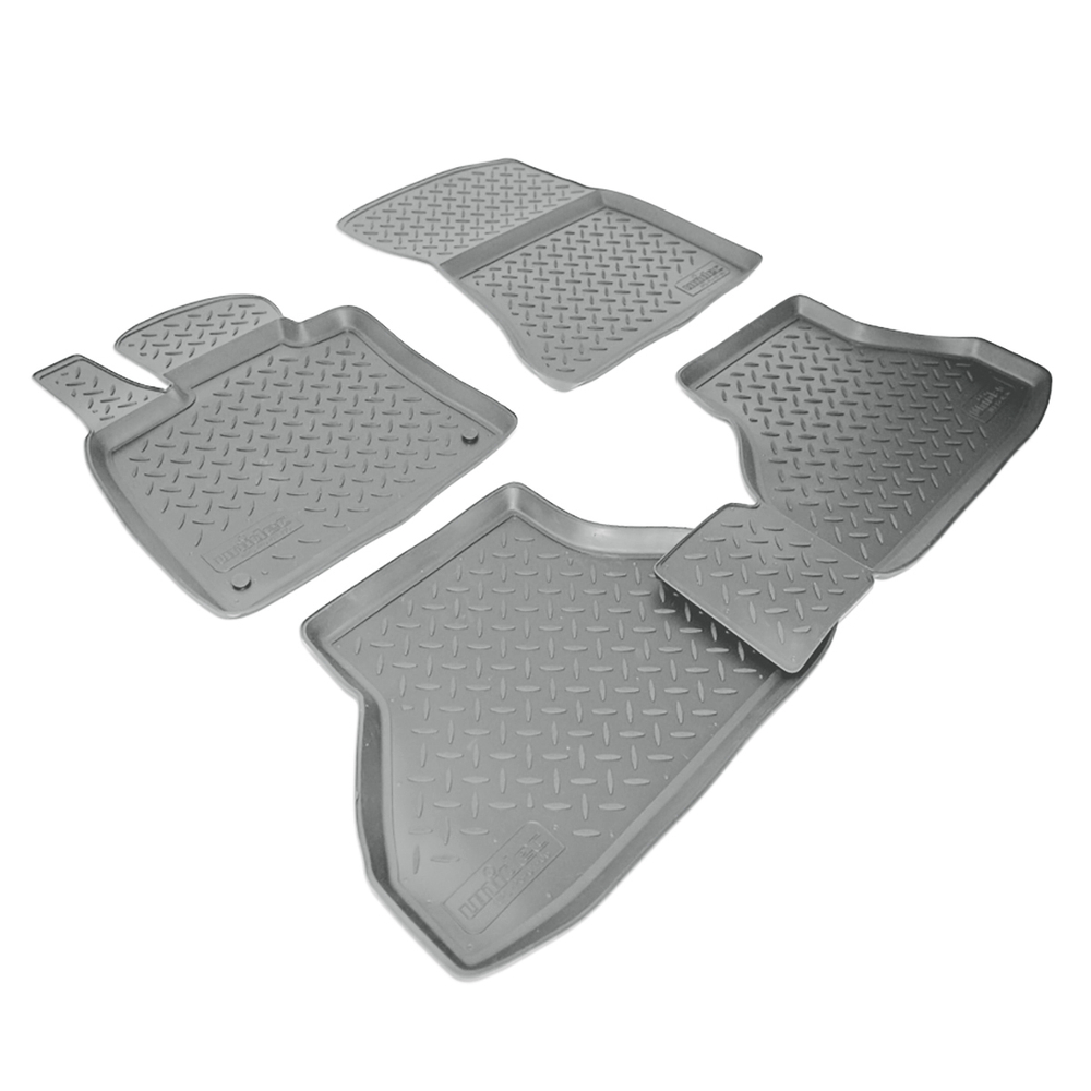 Ковры в салон Norplast/Unidec для BMW X5 в кузове E70 (2007-2013), Серый, арт.NPL-Po-07-06-G