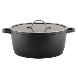 Кастрюля 7 л 28/24,8*17 см с крышкой New Kitchen Standard алюм. с антиприг. покрытием ИНДУКЦИЯ