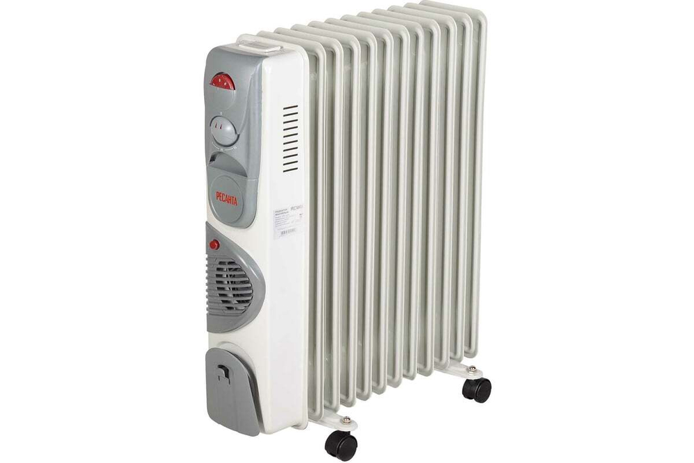 Масляный радиатор Ресанта ОМ-12НВ, 12 секций