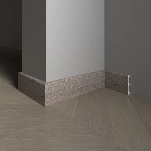 706-80SH Напольный плинтус(80х16х2400мм)/20шт, шт