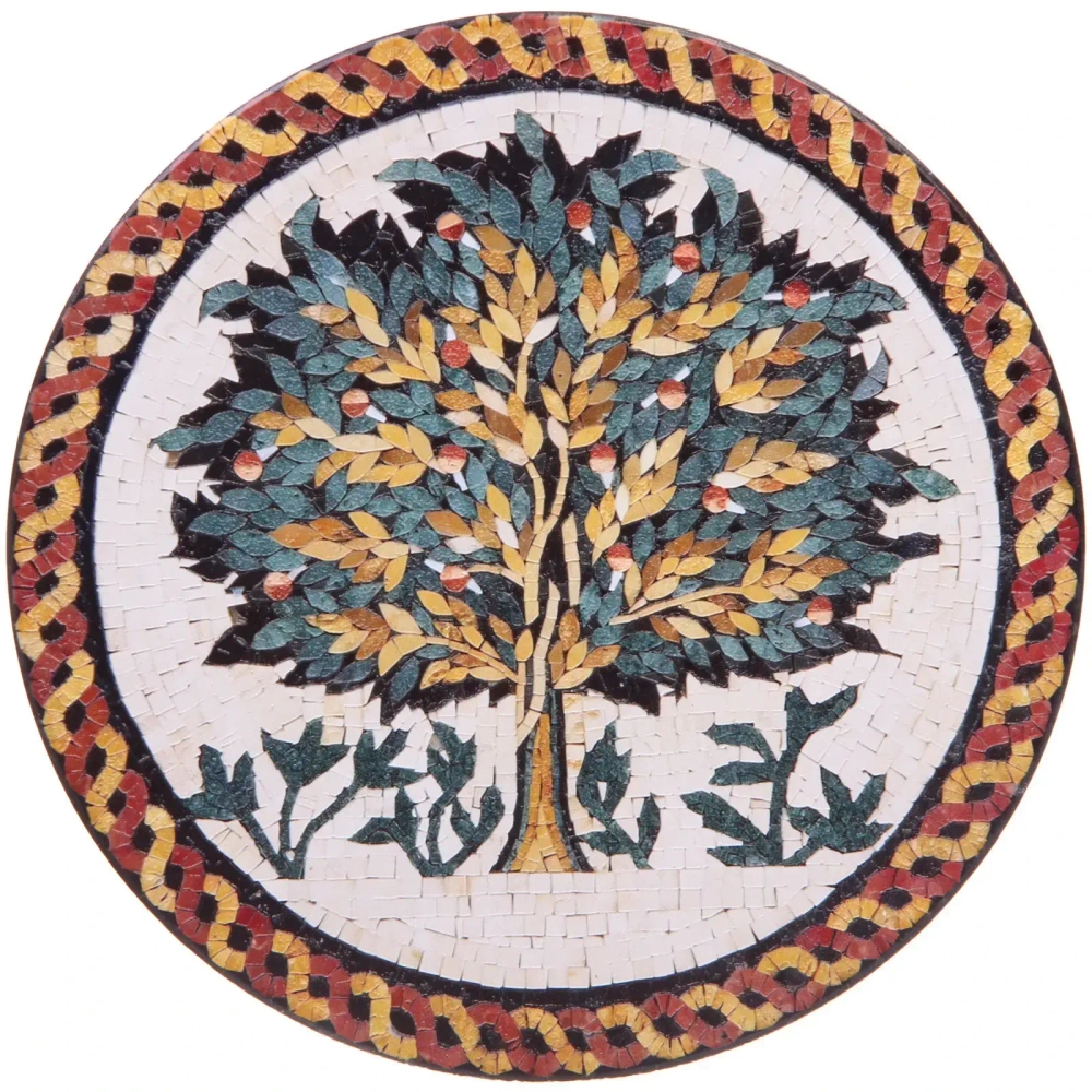 Подставка керамическая 20 см «Мозаика» Дерево