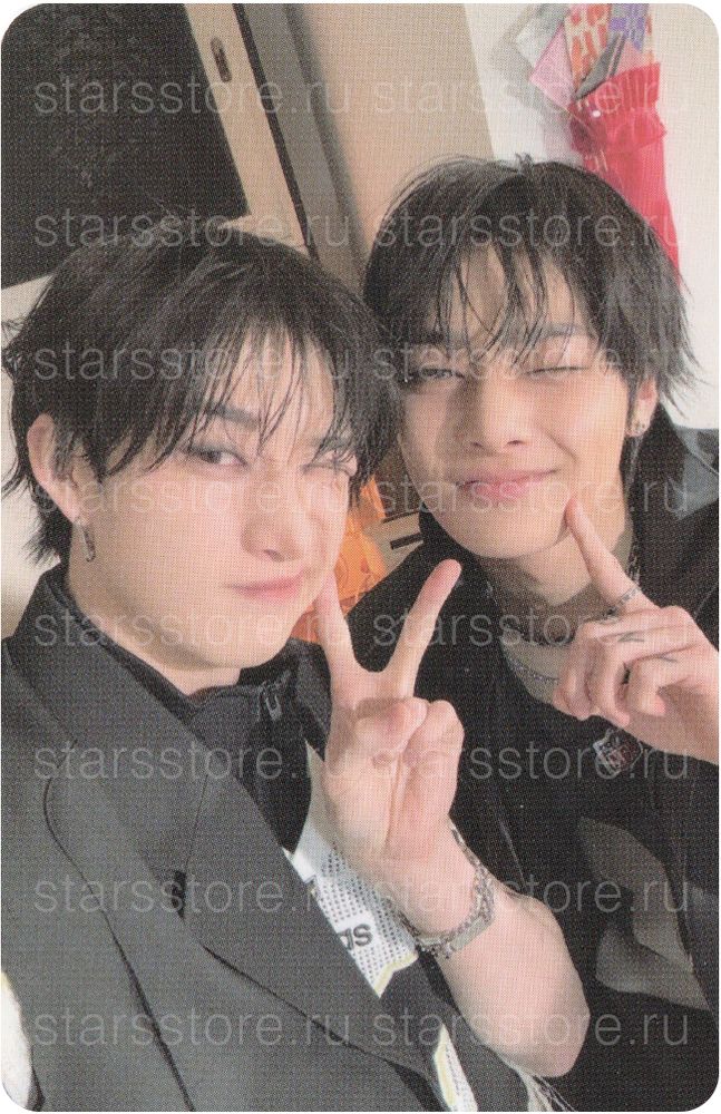 Фотокарта Bang Chan &amp; I.N STRAY KIDS - KARMA (2nd SOUNDWAVE LUCKY DRAW)