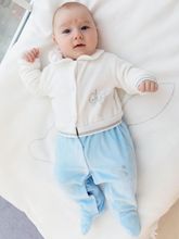 Велюровый комбинезон на кнопках Luxury Baby