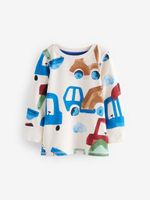 Пижама для мальчика Next K98-563, 3 шт., Оранжевый, Молочный, Зеленый