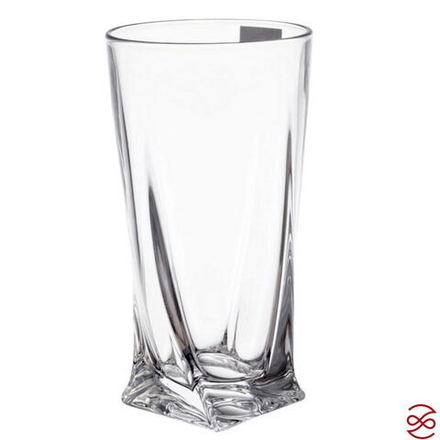 Набор стаканов для воды Crystalite Bohemia Quadro 350мл (6 шт)