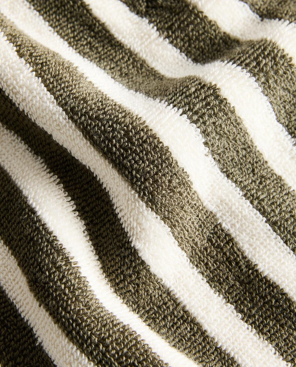 Zara Home - Красочное полосатое банное полотенце, коричневый, 30х50 см