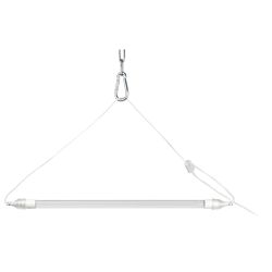 Фитолампа для растений светодиодная ЭРА FITO-9W-Rа90-Т8+FITO-Holder IP65 2хG13 с выключателем 1.5м | Фитолампы T8