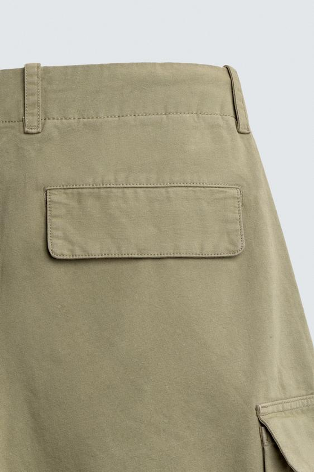 ZARA БРЮКИ КАРГО RELAXED FIT, ПЕСОЧНЫЙ