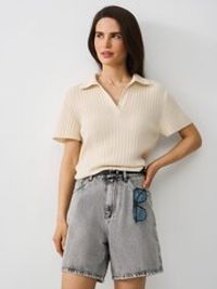 Футболка вязаная "Песок" женская