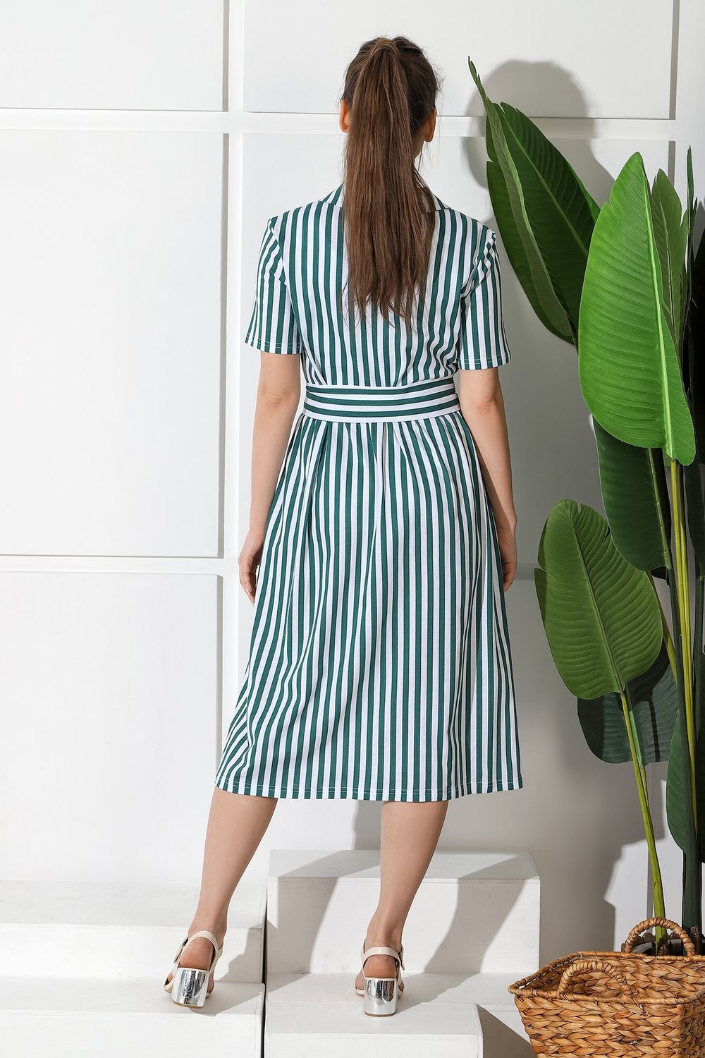 Платье женское Лагуна-3 Виотекс ЗЕЛЁНЫЙ