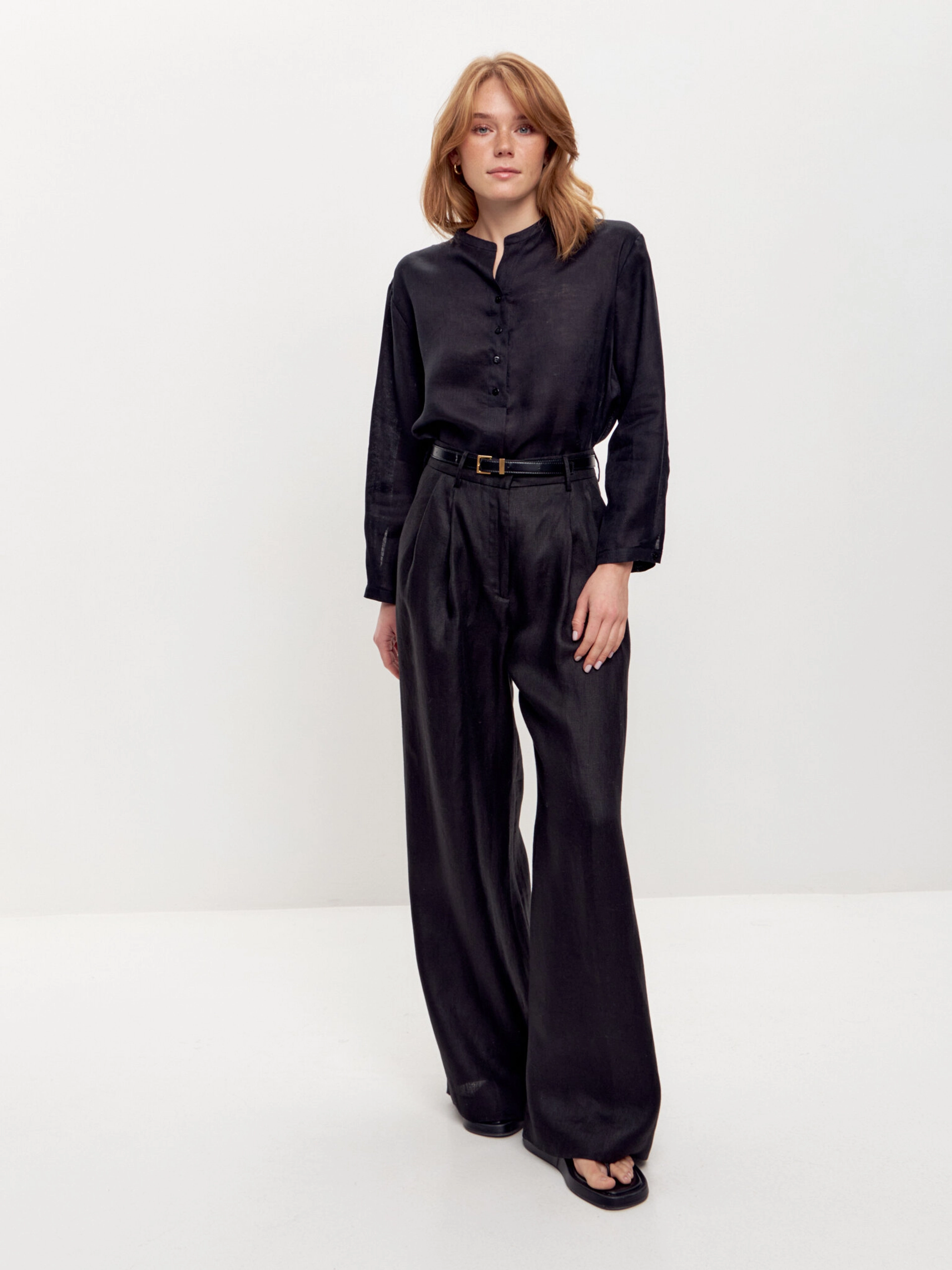 Льняные брюки