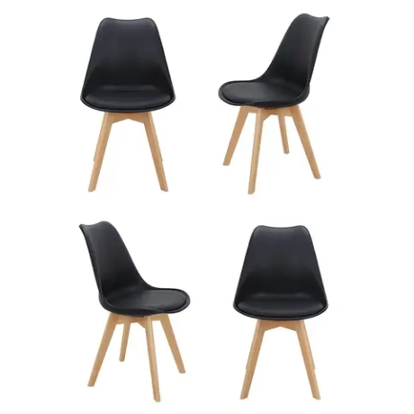 Комплект из 4-х стульев Bradex Home Eames Bon чёрный