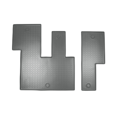 Ковры в салон Norplast/Unidec для Hyundai Staria (2021-), Серый, 3 ряд 8 мест, арт.NPA00-C31-664-G