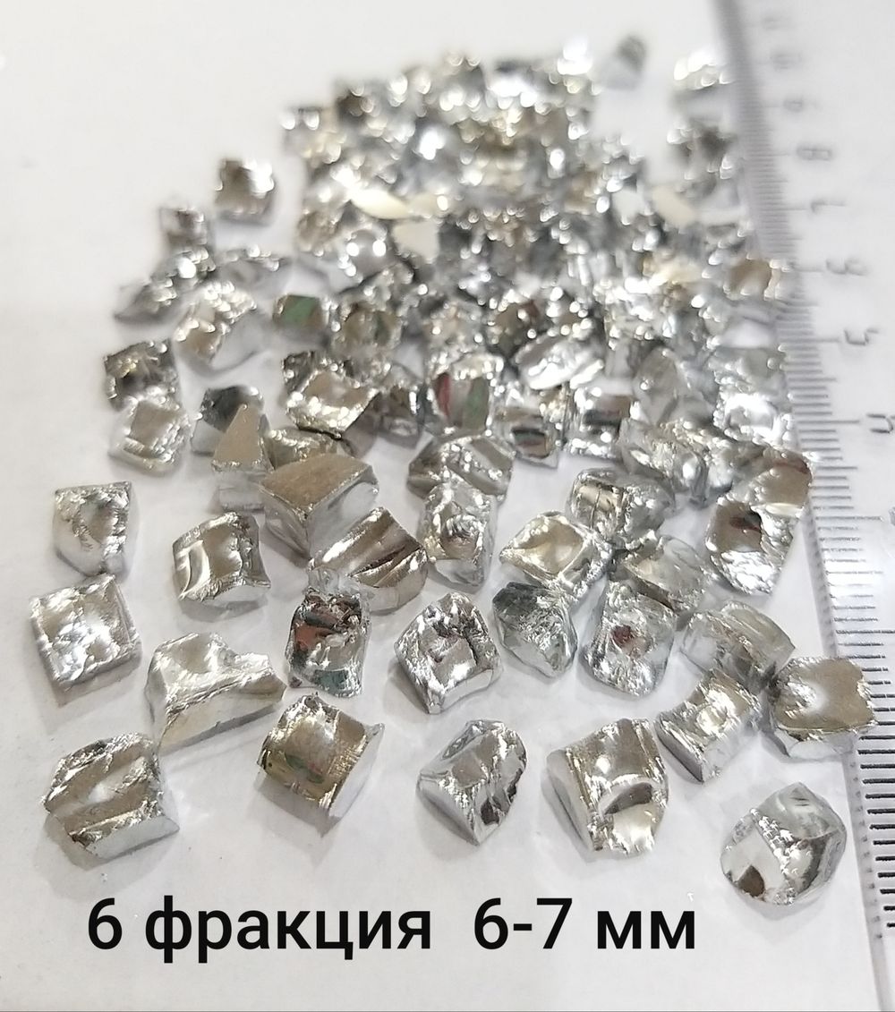 Стеклянная крошка Зеркальная всесторонняя фракция 6