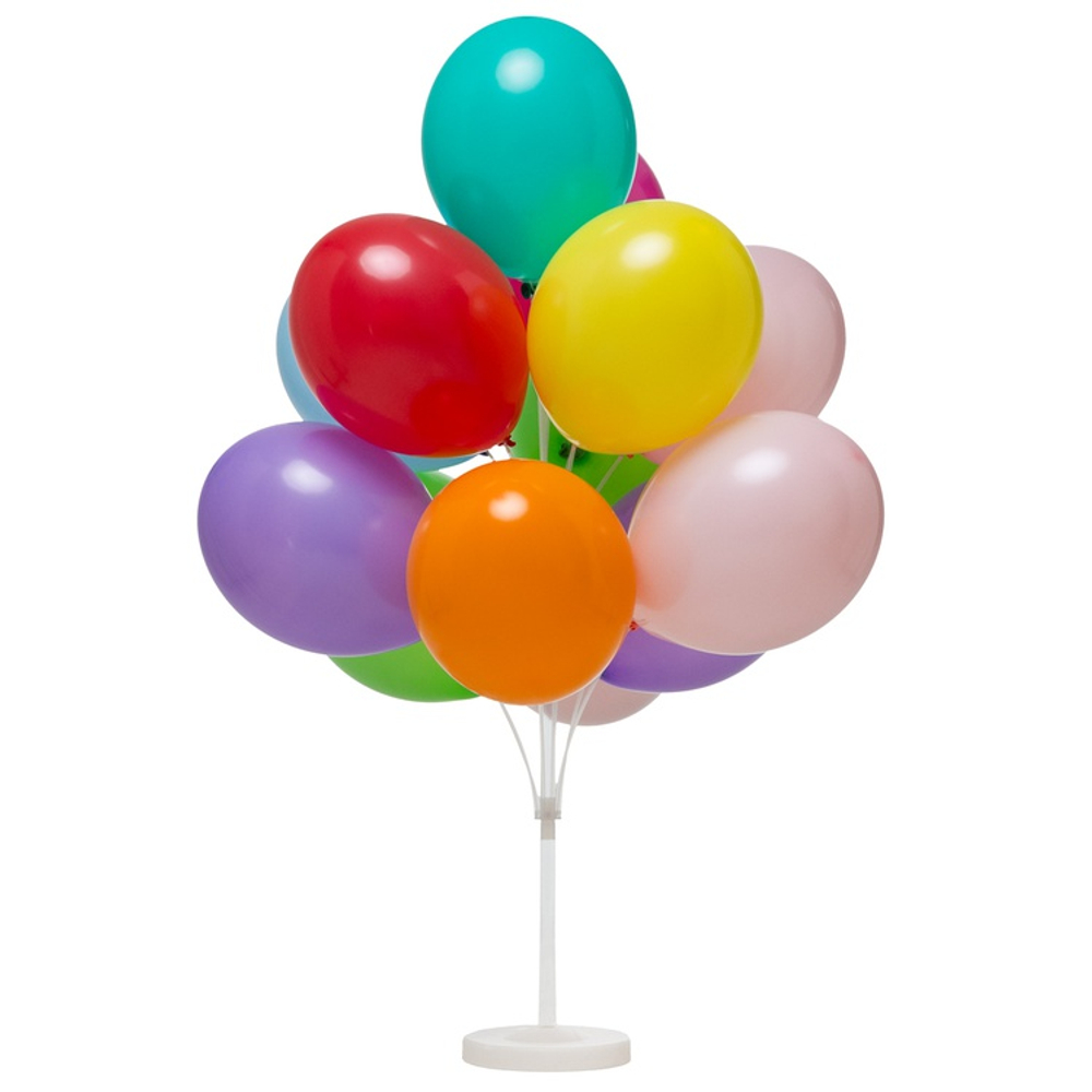 Держатель Стойка 130 см Для 13 шаров Напольная (Пластик)