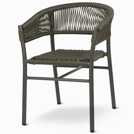 Плетеный стул Dodi, алюминий, ротанг