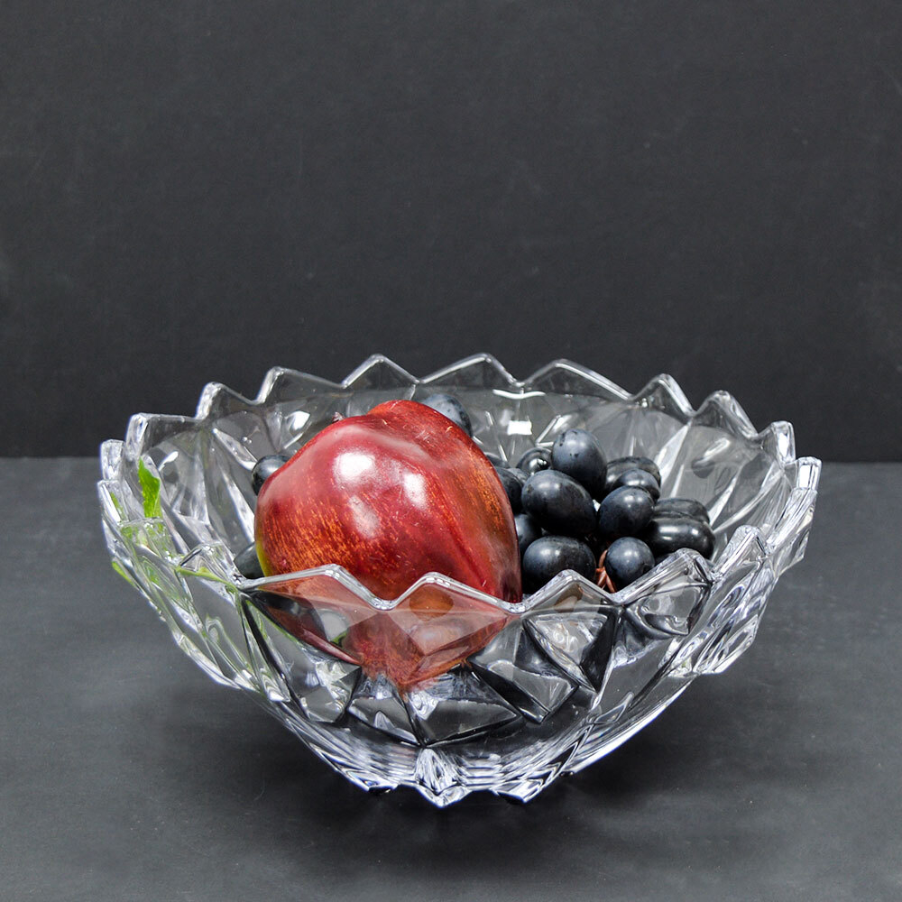 Фруктовница 24*11см стеклянная