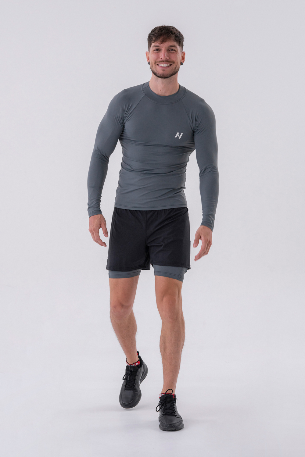 Лонгслив FUNCTIONAL T-SHIRT WITH LONG SLEEVES "ACTIVE" 328 Серый
