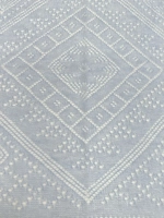 Оренбургский пуховый платок-паутинка А130-04 голубой