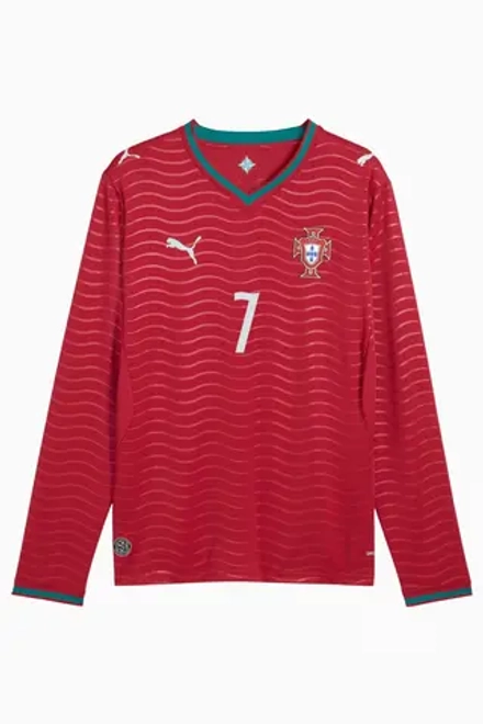 Футболка с длинными рукавами Puma Portugal 2026 Home Ronaldo 7 - красный