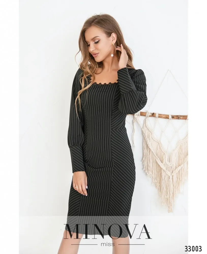 Платье 3125-черный Minova