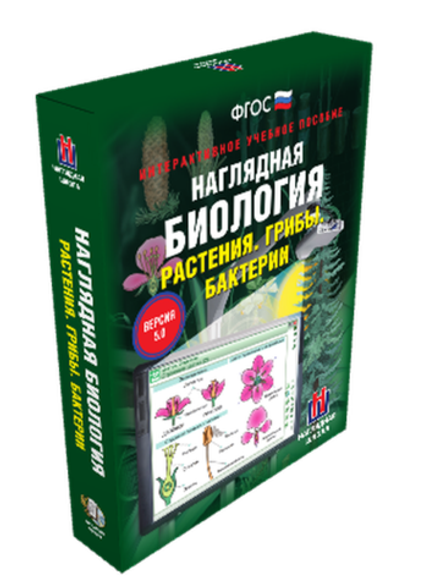 Интерактивное учебное пособие "Наглядная биология. 6 класс. Растения. Грибы. Бактерии"